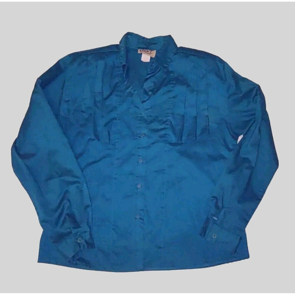 Circle T Rough Rider Pleated Shoulder Collar Button Up Western Shirt